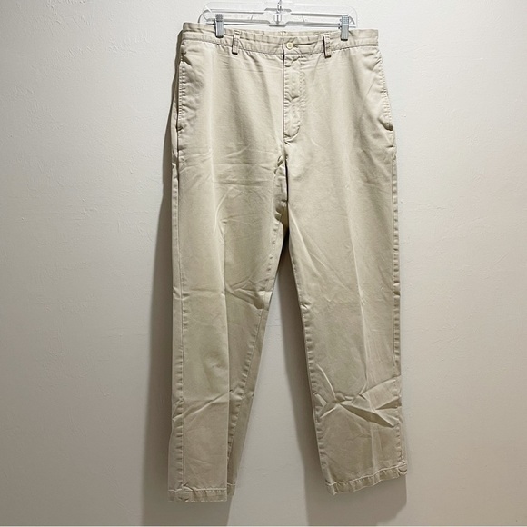 VINEYARD VINES Men’s Beige Khaki ISLAND PANTS Straight Leg Chino Size 36” X 32” - Picture 1 of 8